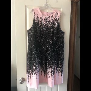Pink&Black Carmen Marc Valvo dress